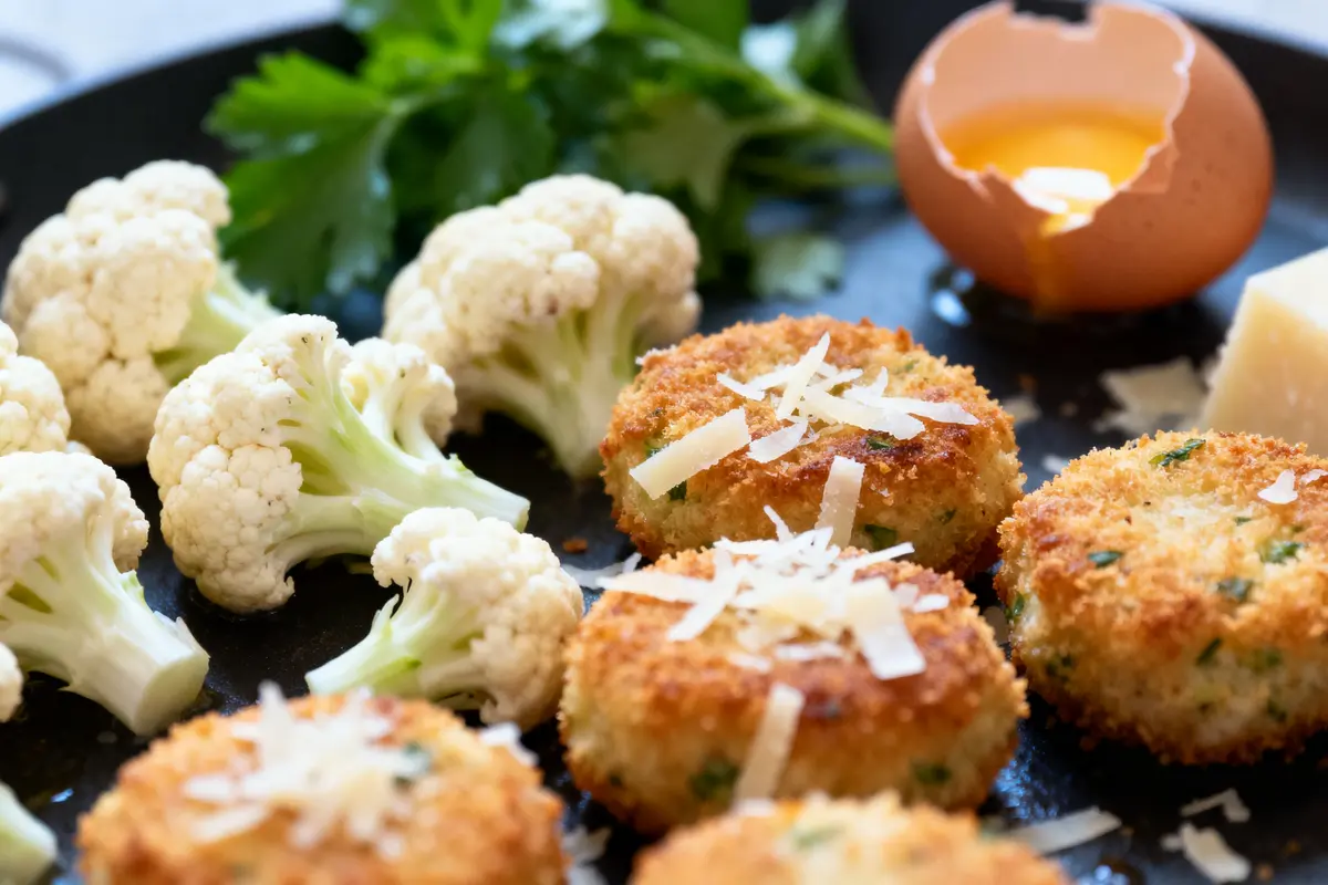 Croquettes de Chou-Fleur Ultra Croustillantes au Parmesan !