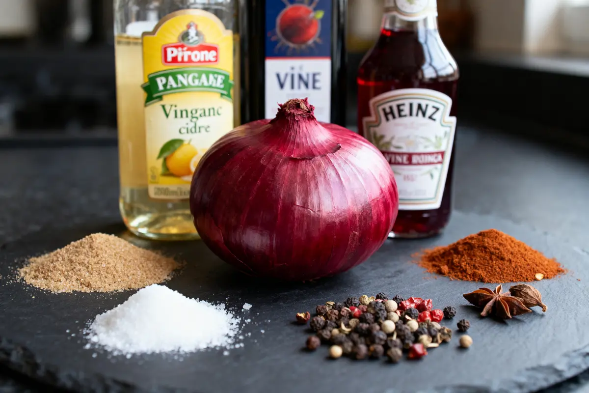 Pickles d’oignon rouge : Recette simple et savoureuse !