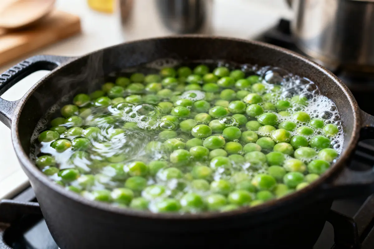 Cuisson des petits pois frais : astuces pour recettes faciles et savoureuses !