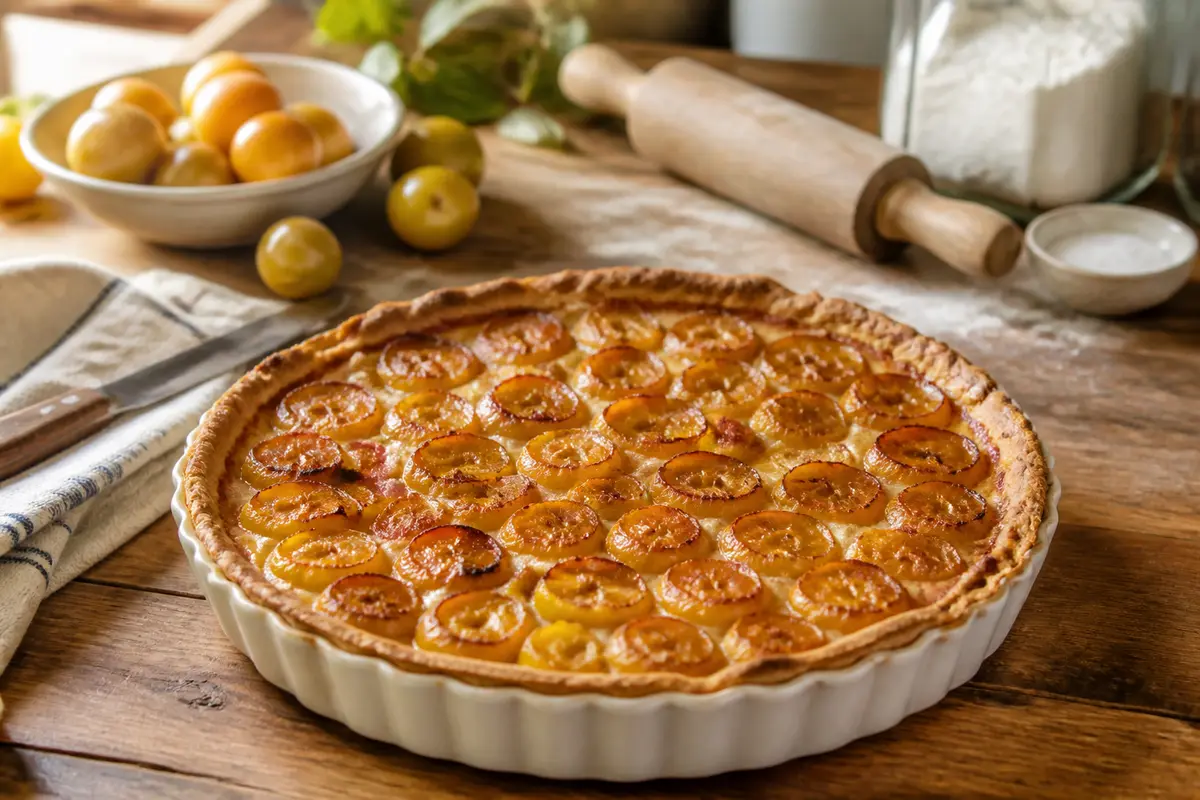 La tarte à la mirabelle : recette facile et traditionnelle